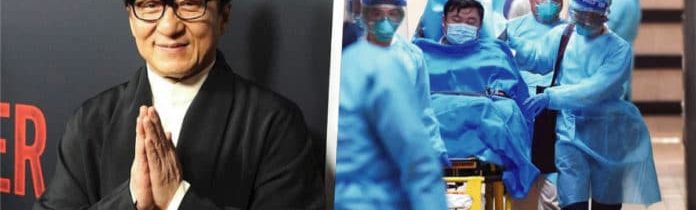 Jackie Chan doou 1 milhão de yuans para investigar a cura do coronavírus