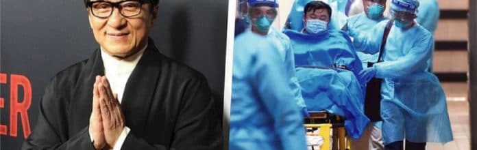 Jackie Chan doou 1 milhão de yuans para investigar a cura do coronavírus