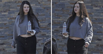 Selena Gomez foi almoçar com uma roupa confortável e sem maquiagem, abraçou sua beleza natural