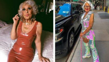 Vovó de 93 anos se veste como uma adolescente e diz que é muito rebelde