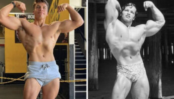 Filho de Arnold Schwarzenegger segue os mesmos passos do pai e surpreende pela grande semelhança com ele