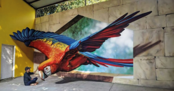 Artista cria fantásticas ilusões 3D que parecem obra de arte