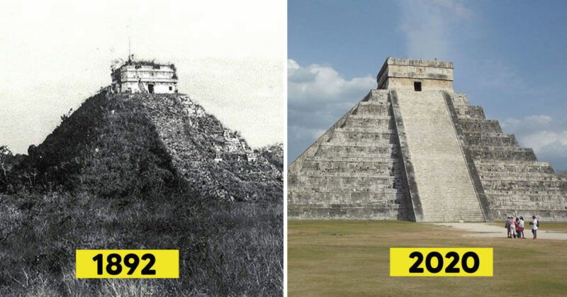 20 fotos de lugares históricos que mostram como mudaram em 100 anos