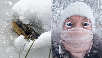 Fotos impressionantes a -62°: a temperatura mais fria do planeta