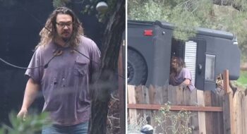 Jason Momoa é flagrado com camisa suja e morando em um trailer após seu divórcio