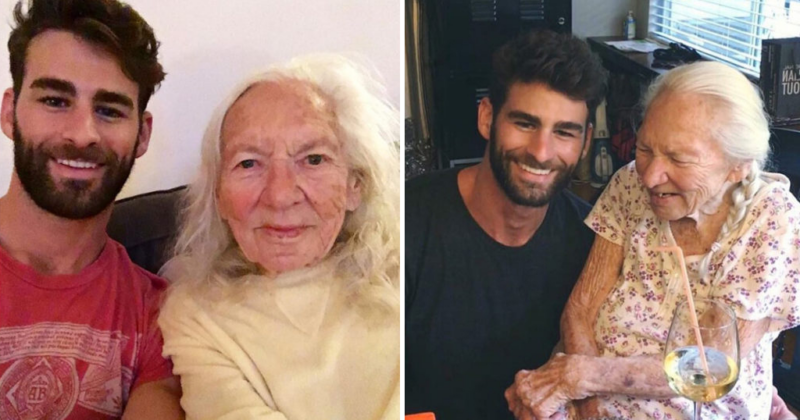 Jovem convida idosa de 89 anos para morar com ele para que ela não fique sozinha em seus últimos dias