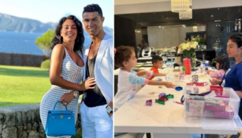 Georgina recebe “salário” milionário de Cristiano Ronaldo só por cuidar de seus 4 filhos