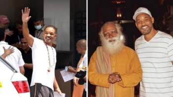 Um mês após o Oscar, Will Smith reaparece na Índia com guru espiritual