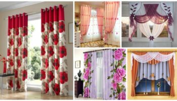 10 ideias lindas de cortinas florais