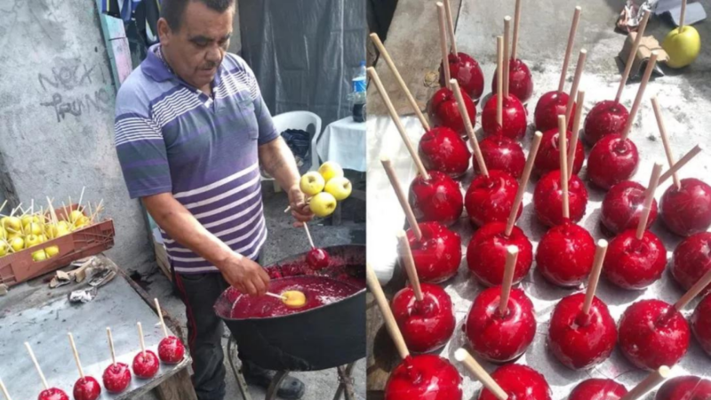 Vendedor faz 1.500 maçãs do amor e cliente cancela pedido pouco antes da entrega