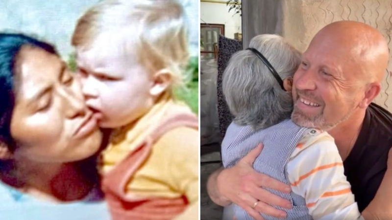 Para agradecer a babá que o criou há 45 anos, homem viaja da Espanha até Bolívia