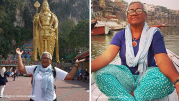 A história da vovó de 61 anos que decidiu aproveitar sua aposentadoria viajando pelo mundo