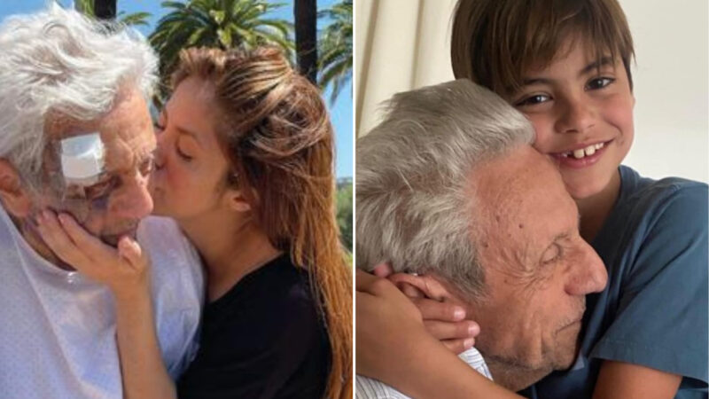 Shakira compartilha o lindo vínculo que seus filhos têm com o avô, de 91 anos