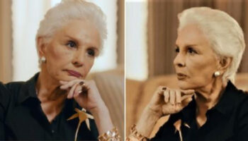 Carolina Herrera nos ensina a olhar os cabelos grisalhos com elegância aos seus 83 anos