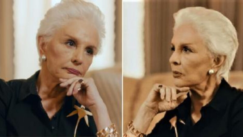 Carolina Herrera nos ensina a olhar os cabelos grisalhos com elegância aos seus 83 anos