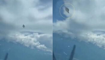 Piloto grava momento em que objeto voador não identificado sobrevoa os céus da Colômbia