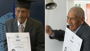 Vovô se formou engenheiro aos 86 anos e declara: “Tudo se inicia agora”