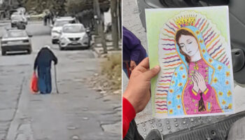 Vovô vende desenhos feitos à mão nas ruas para comprar leite para os netos
