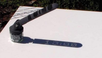 Este relógio solar é capaz de contar as horas como um relógio digital, sem a necessidade de eletricidade