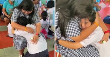 Pai solteiro se veste de mulher para acompanhar a filha no Dia das Mães na escola dela