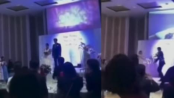 Homem grava sua namorada sendo infiel e mostra o vídeo no dia do casamento