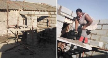 Mulher constrói sozinha, a própria casa e realiza sonho
