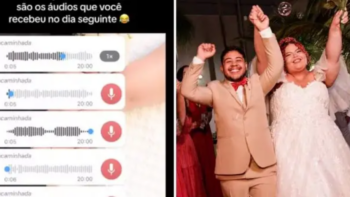 Mulher se casa, não convida parentes e áudios de familiares revoltados viralizam: ‘Decepção’