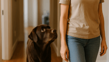 O que significa quando seu cachorro segue você para todos os lugares, de acordo com um veterinário