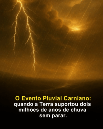 O Evento Pluvial Carniano: Dois milhões de anos de chuva ininterrupta na Terra.